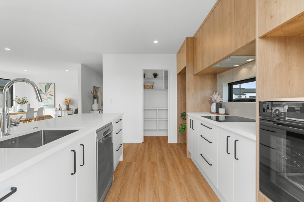 Kitchen in 4-bedroom 2-bathroom custom home at McCormick Lane, Rolleston