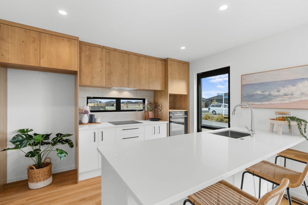 Kitchen in 4-bedroom 2-bathroom custom home at McCormick Lane, Rolleston