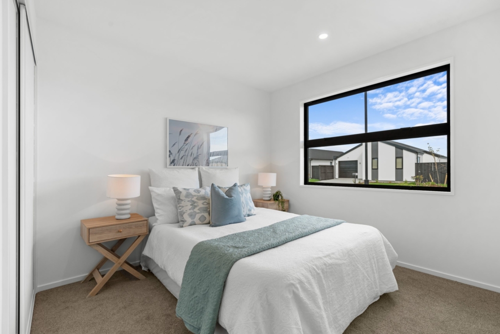 Bedroom in 4-bedroom 2-bathroom custom home at McCormick Lane, Rolleston