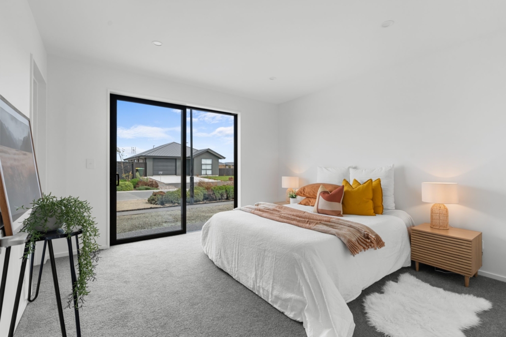 Bedroom in 4-bedroom 2-bathroom custom home at McCormick Lane, Rolleston
