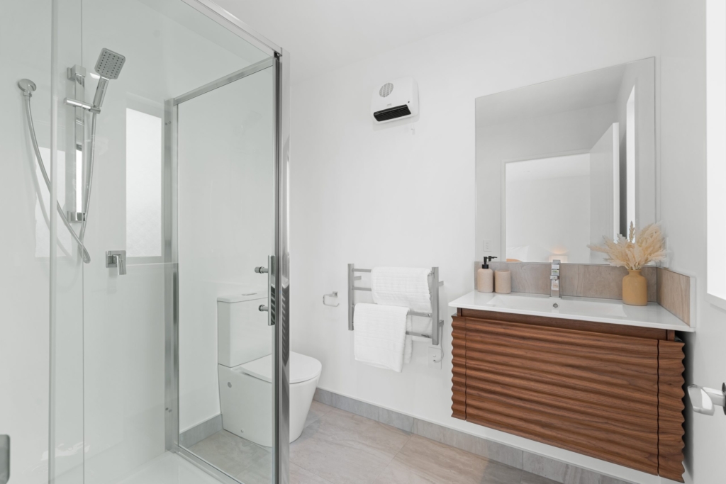 Bathroom in 4-bedroom 2-bathroom custom home at McCormick Lane, Rolleston