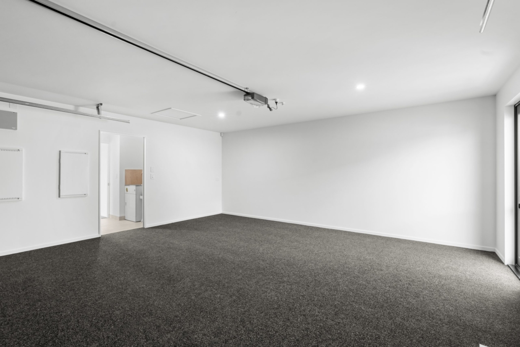 Garage of 4-bedroom 2-bathroom custom home at McCormick Lane, Rolleston