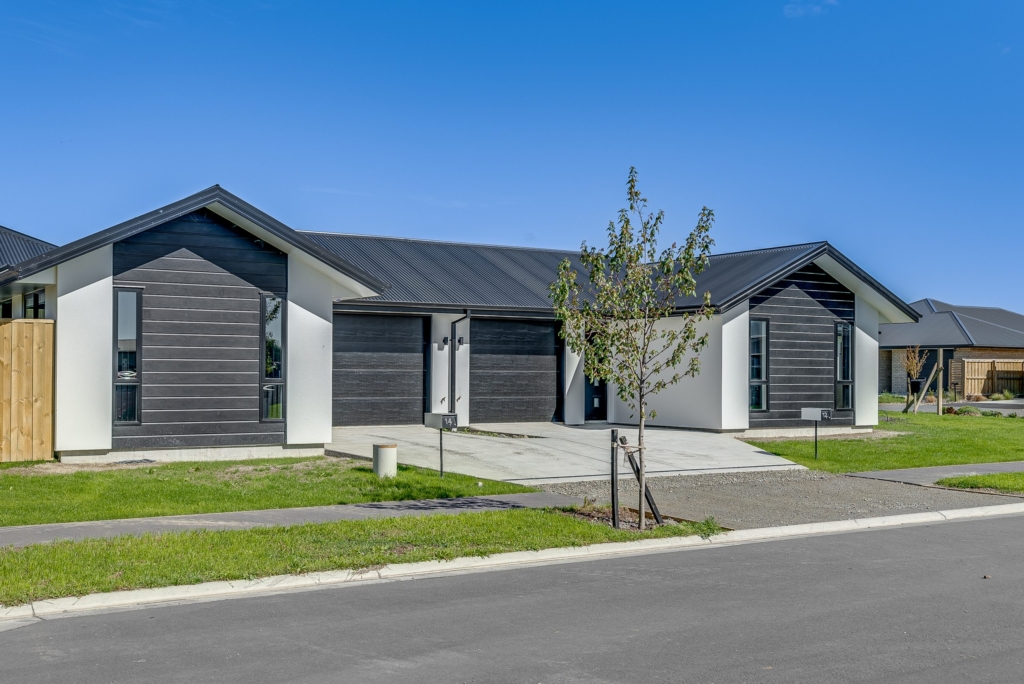 Exterior of 5-bedroom 4-bathroom custom home at Nancy Wake Street, Rolleston