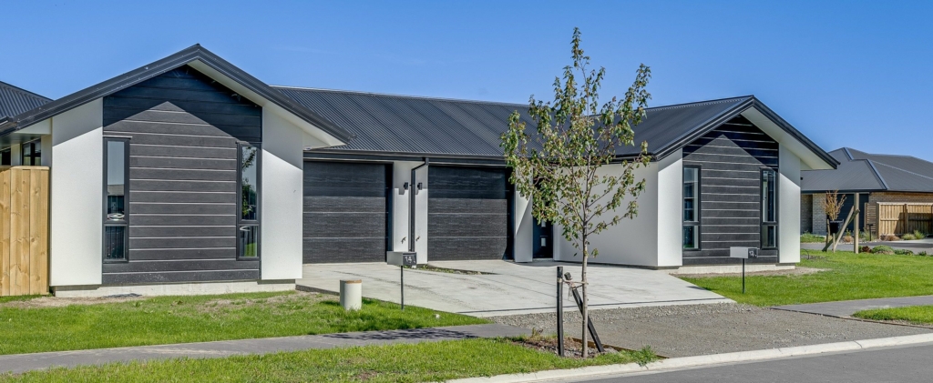 Exterior of 5-bedroom 4-bathroom custom home at Nancy Wake Street, Rolleston