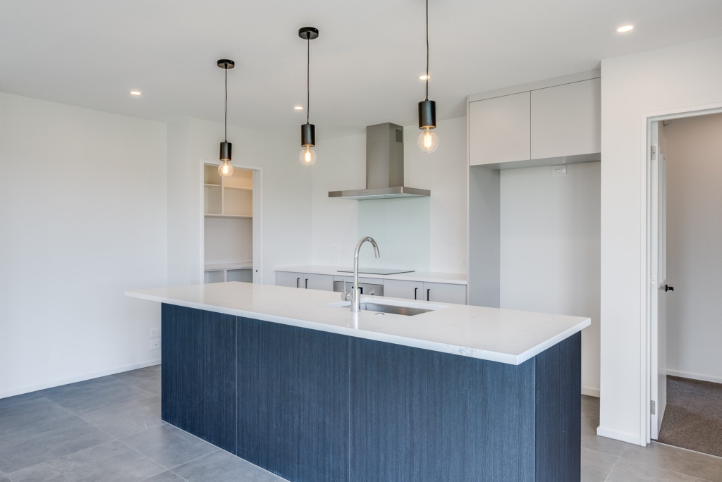 Kitchen in 5-bedroom 4-bathroom custom home at Nancy Wake Street, Rolleston