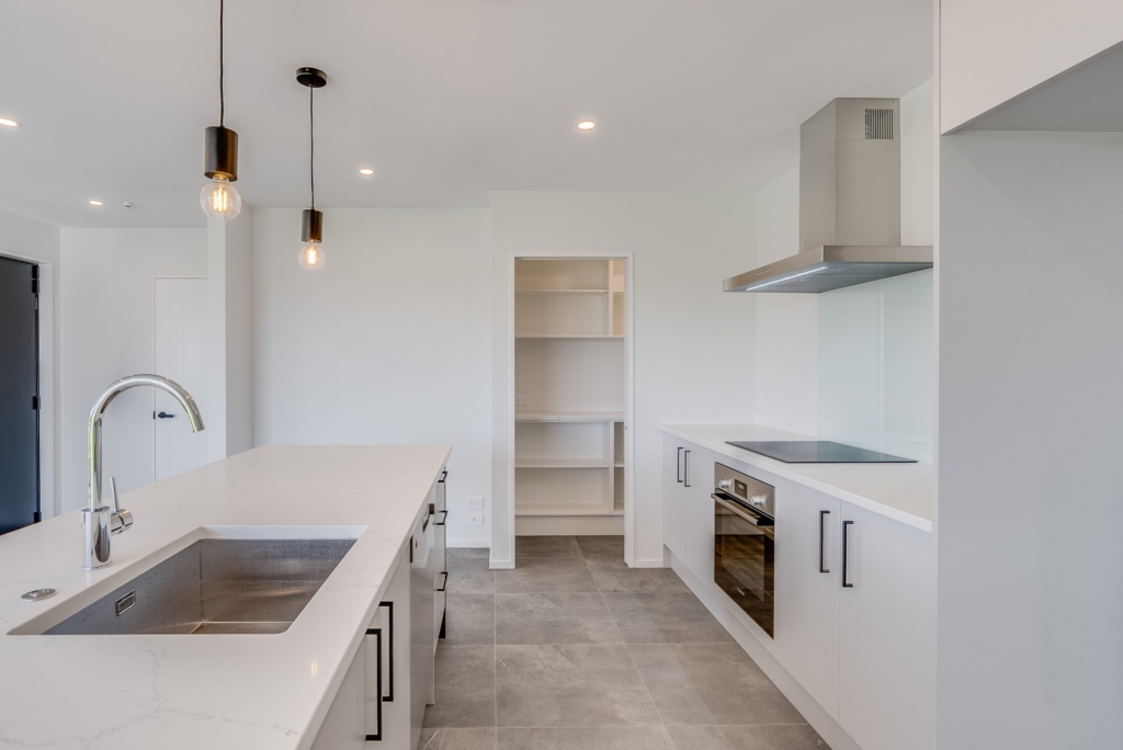 Kitchen in 5-bedroom 4-bathroom custom home at Nancy Wake Street, Rolleston