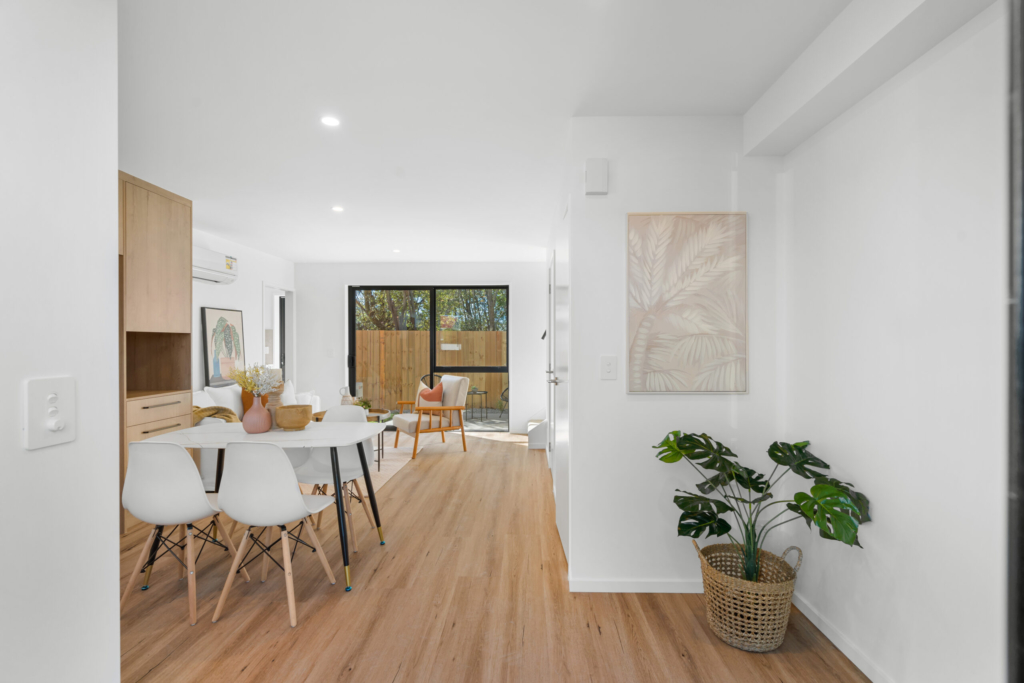 Living area in 3-bedroom 5-unit townhouse development at Milton street, Somerfield