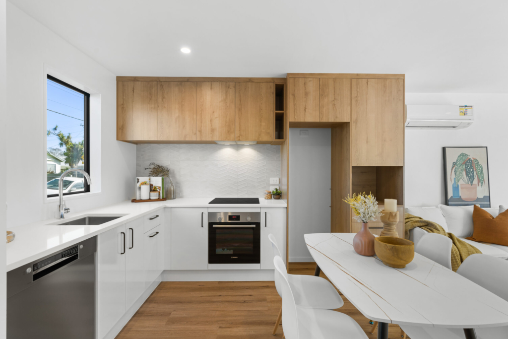 Kitchen in 3-bedroom 5-unit townhouse development at Milton street, Somerfield