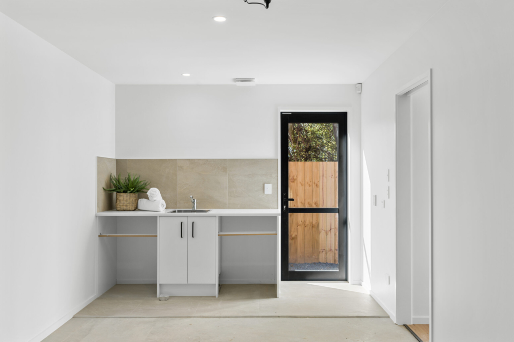 Garage of 3-bedroom 5-unit townhouse development at Milton street, Somerfield