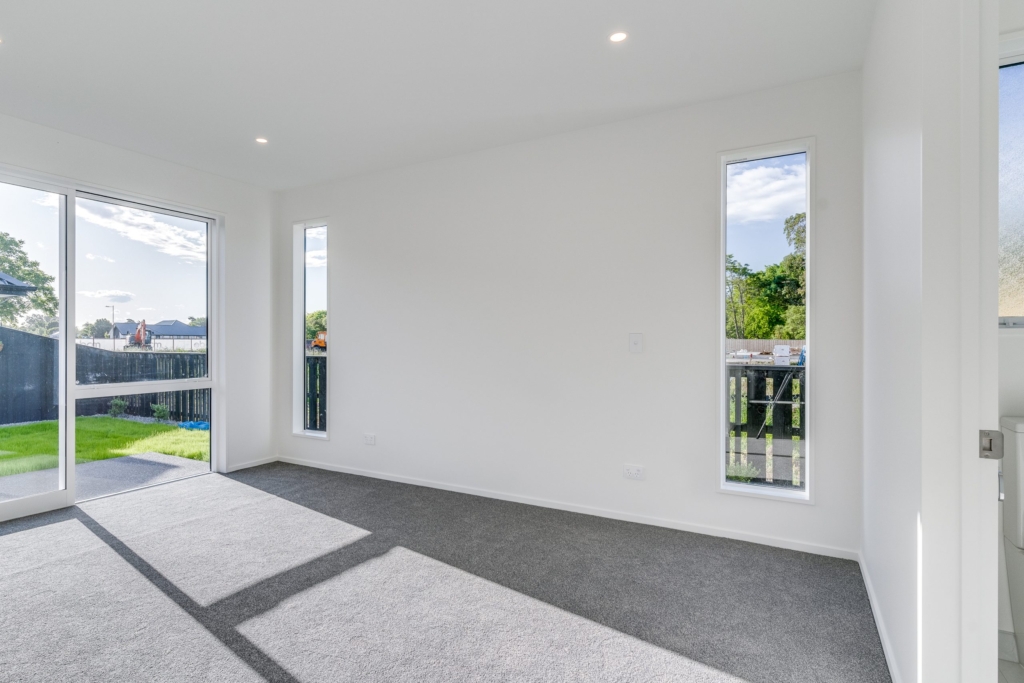 Bedroom in 4-bedroom 4-bathroom custom home at Irvines Track, Halswell