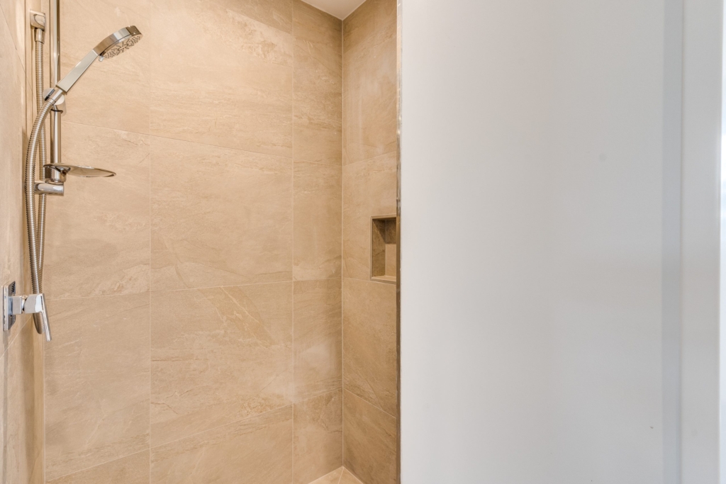 Bathroom in 3-bedroom 2-bathroom custom home at Irvines Track, Halswell