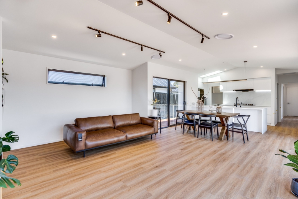 Kitchen in 3-bedroom 2-bathroom custom home at Irvines Track, Halswell