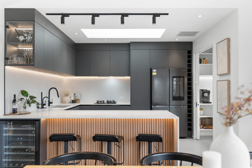 Kitchen in 4-bedroom 2-bathroom custom home at Dalness Crescent, Halswell