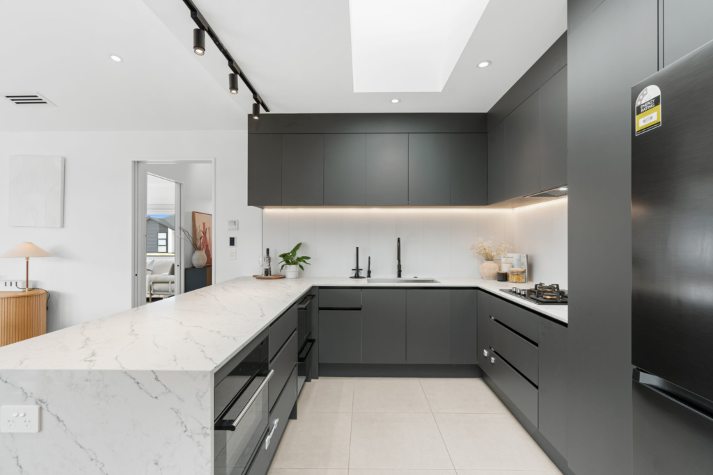 Kitchen in 4-bedroom 2-bathroom custom home at Dalness Crescent, Halswell
