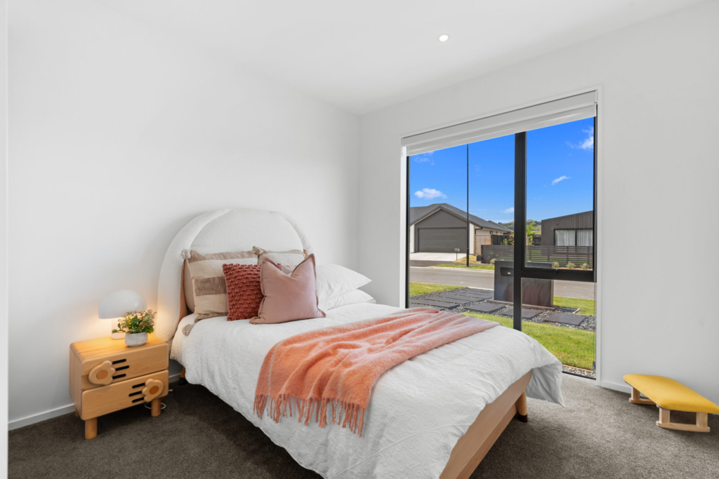 Bedroom in 4-bedroom 2-bathroom custom home at Dalness Crescent, Halswell