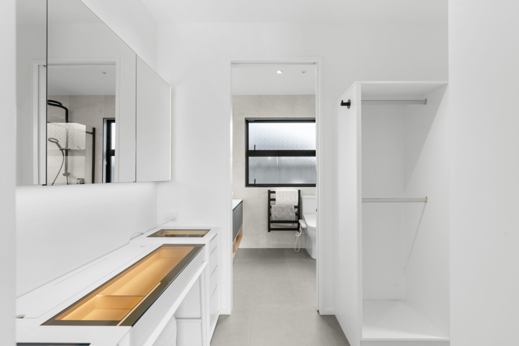 Bathroom in 4-bedroom 2-bathroom custom home at Dalness Crescent, Halswell