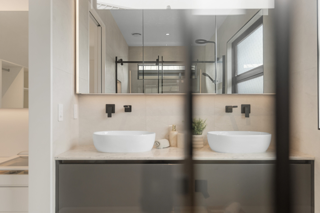 Bathroom in 4-bedroom 2-bathroom custom home at Dalness Crescent, Halswell