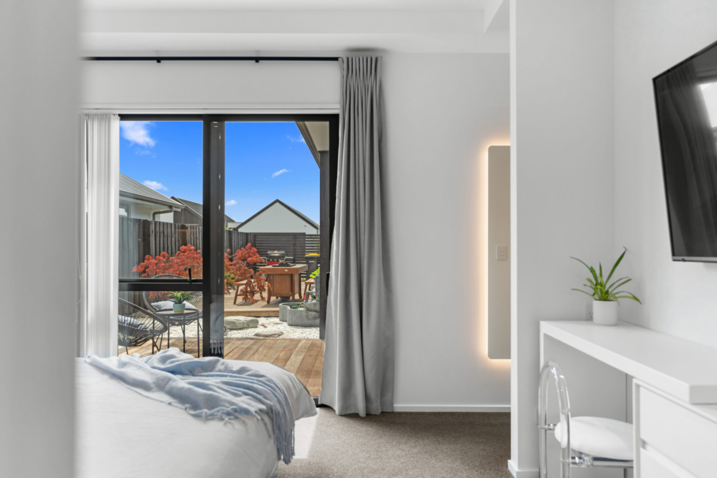 Bedroom in 4-bedroom 2-bathroom custom home at Dalness Crescent, Halswell