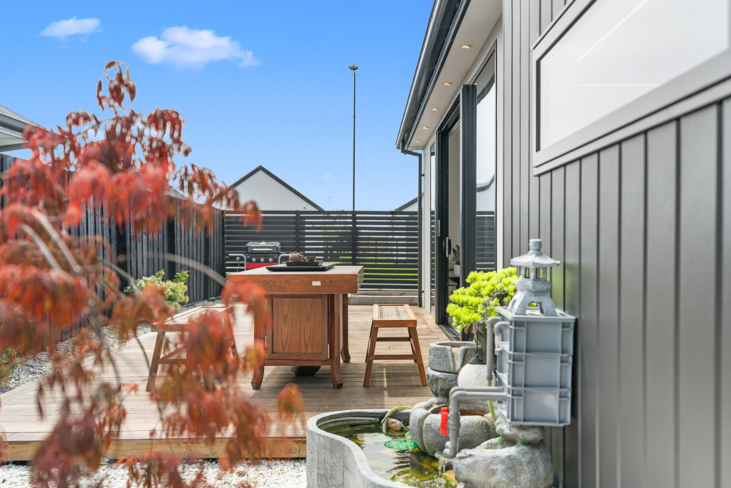 Exterior of 4-bedroom 2-bathroom custom home at Dalness Crescent, Halswell