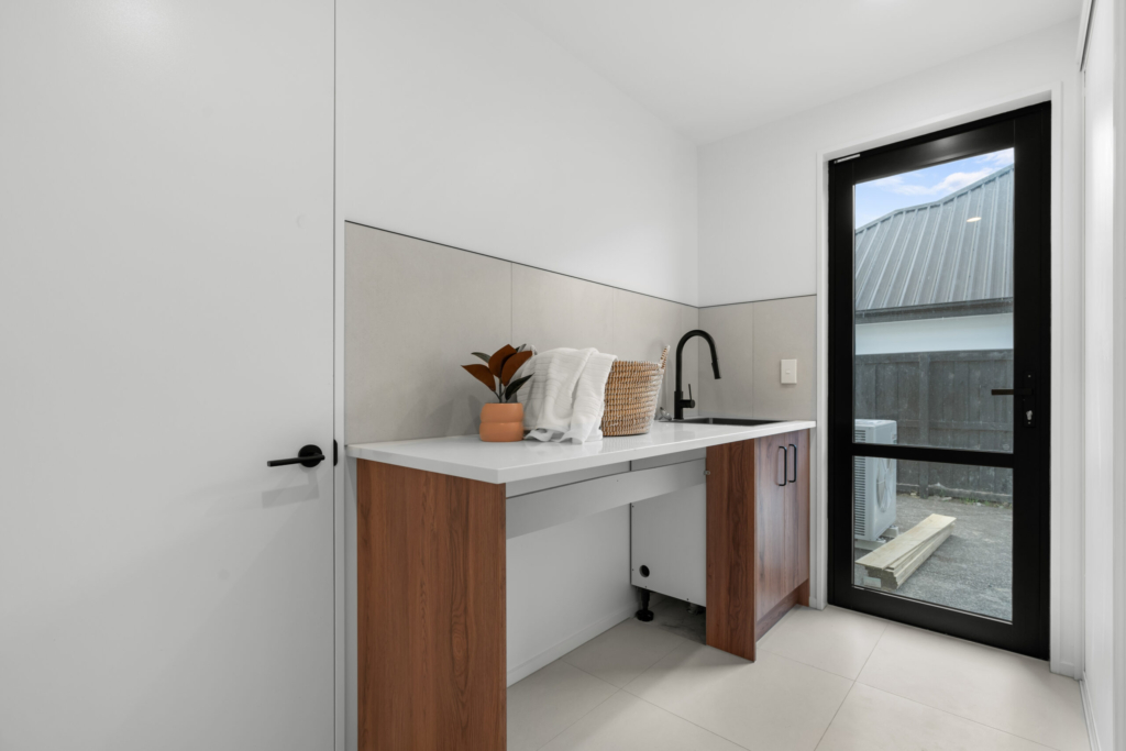 Bathroom in 4-bedroom 2-bathroom custom home at Ferbane Way, Halswell