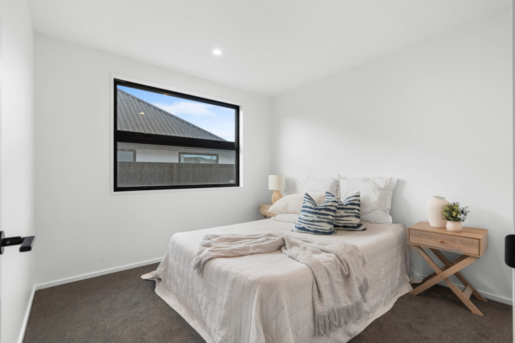 Bedroom in 4-bedroom 2-bathroom custom home at Ferbane Way, Halswell