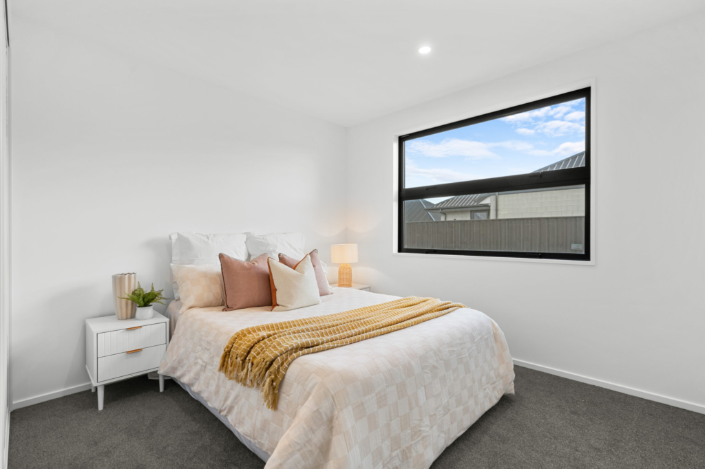 Bedroom in 4-bedroom 2-bathroom custom home at Ferbane Way, Halswell