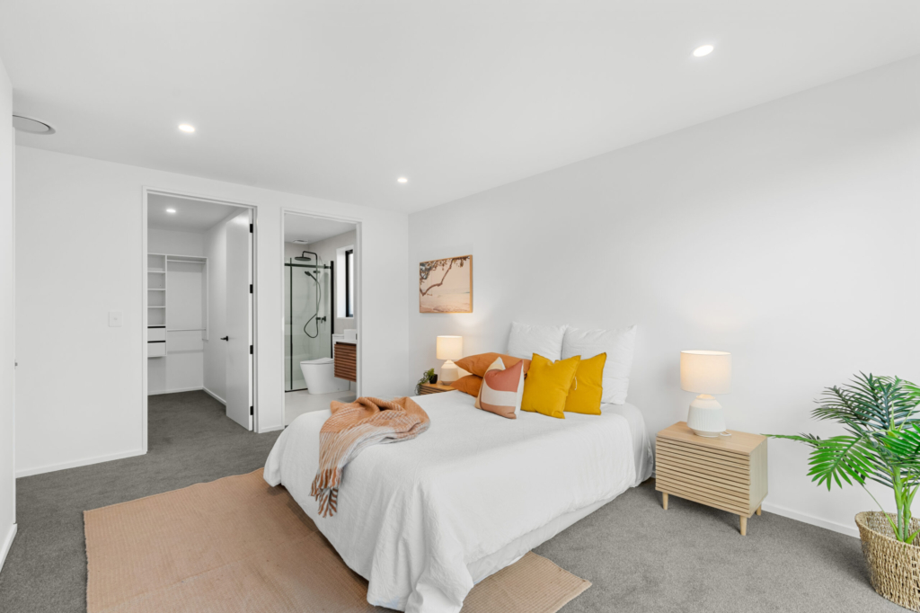 Bedroom in 4-bedroom 2-bathroom custom home at Ferbane Way, Halswell