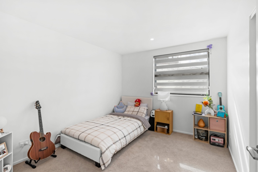 Bedroom in 4-bedroom 2-bathroom custom home at Larissa Road, Halswell