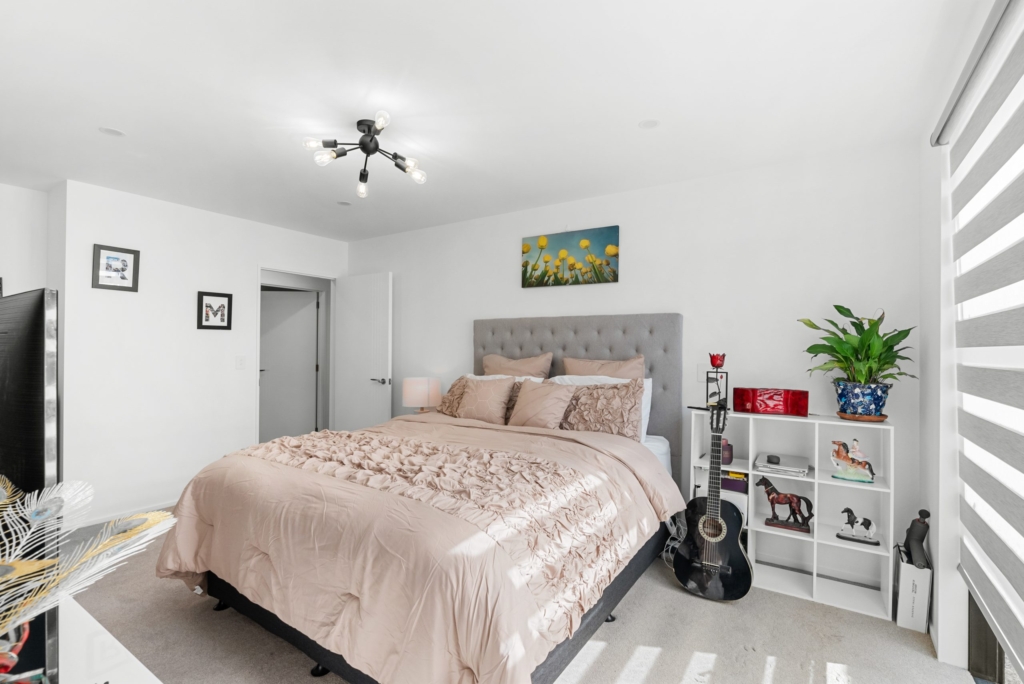 Bedroom in 4-bedroom 2-bathroom custom home at Larissa Road, Halswell