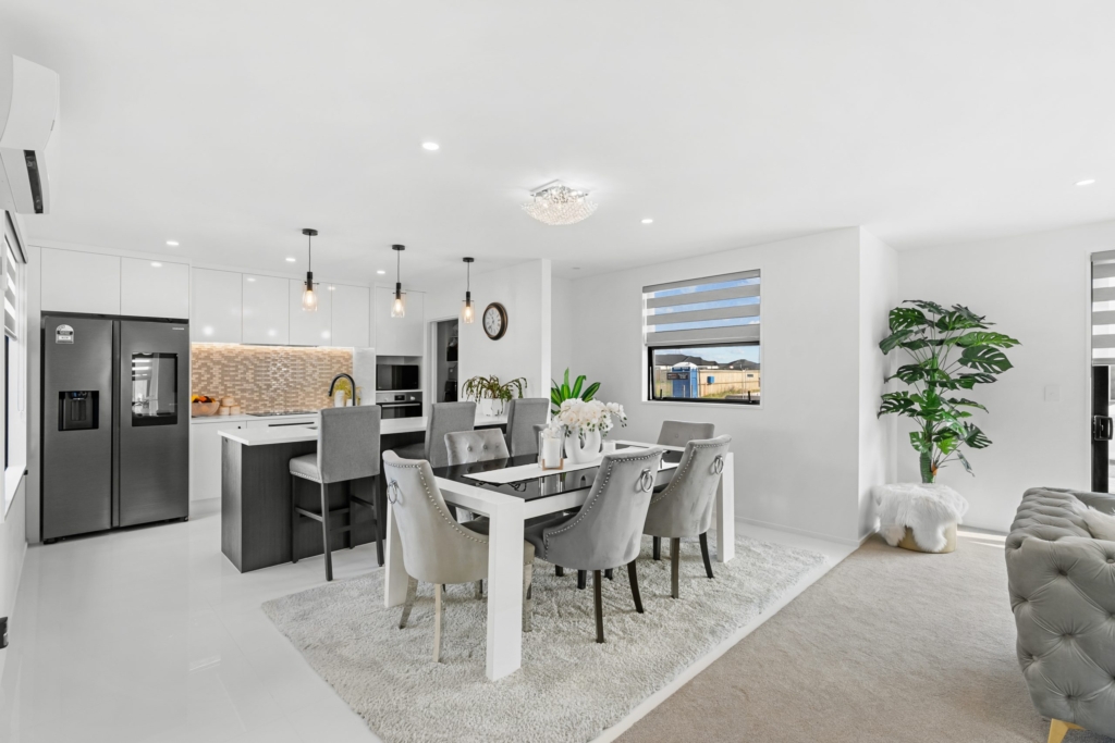 Kitchen in 4-bedroom 2-bathroom custom home at Larissa Road, Halswell