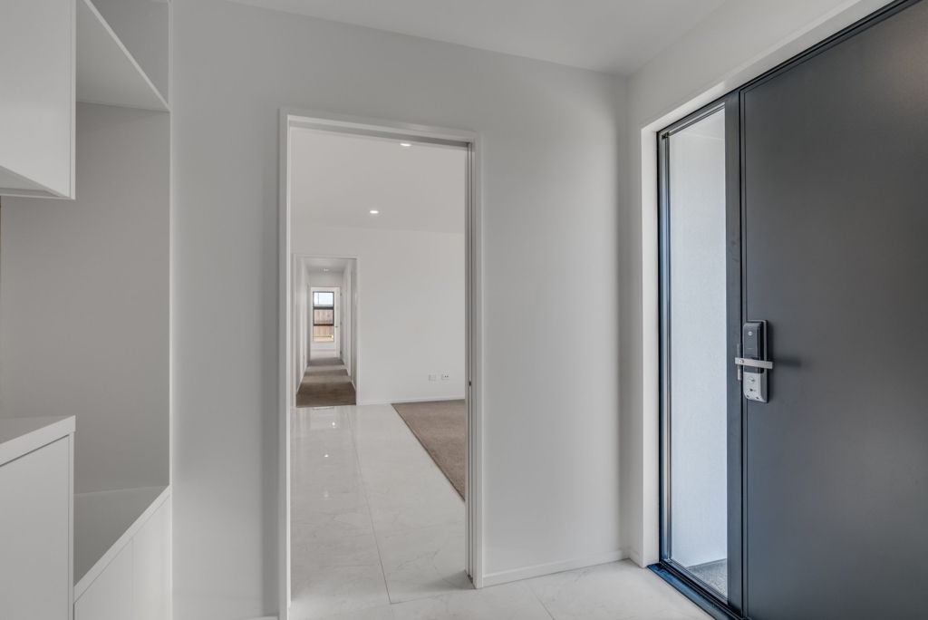 Living area in 4-bedroom 2-bathroom custom home at Palmer Avenue, Rolleston
