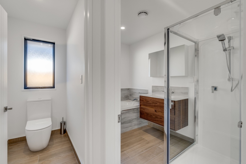 Bathroom in 4-bedroom 2-bathroom custom home at Palmer Avenue, Rolleston