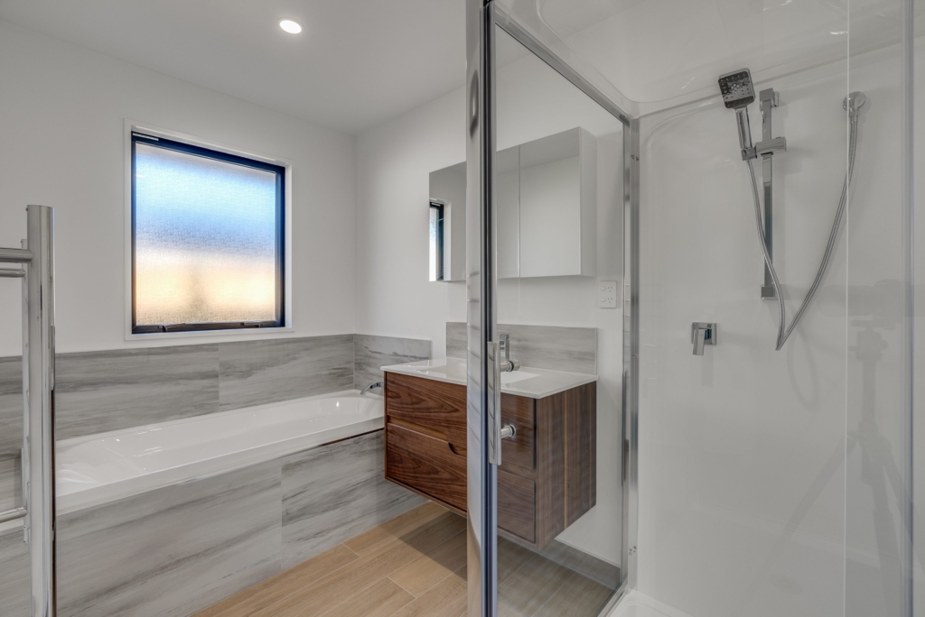 Bathroom in 4-bedroom 2-bathroom custom home at Palmer Avenue, Rolleston