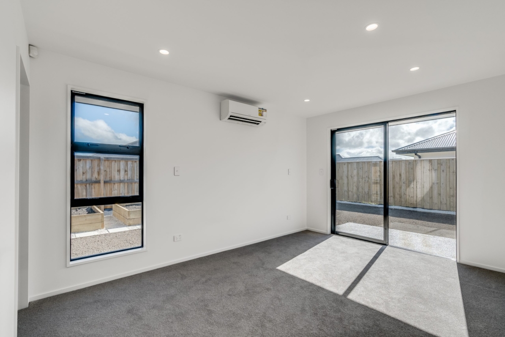 Bedroom in 4-bedroom 2-bathroom custom home at Palmer Avenue, Rolleston