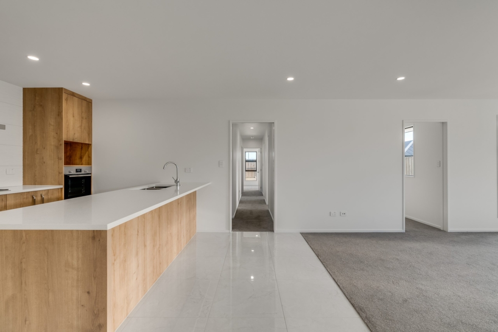 Kitchen in 4-bedroom 2-bathroom custom home at Palmer Avenue, Rolleston