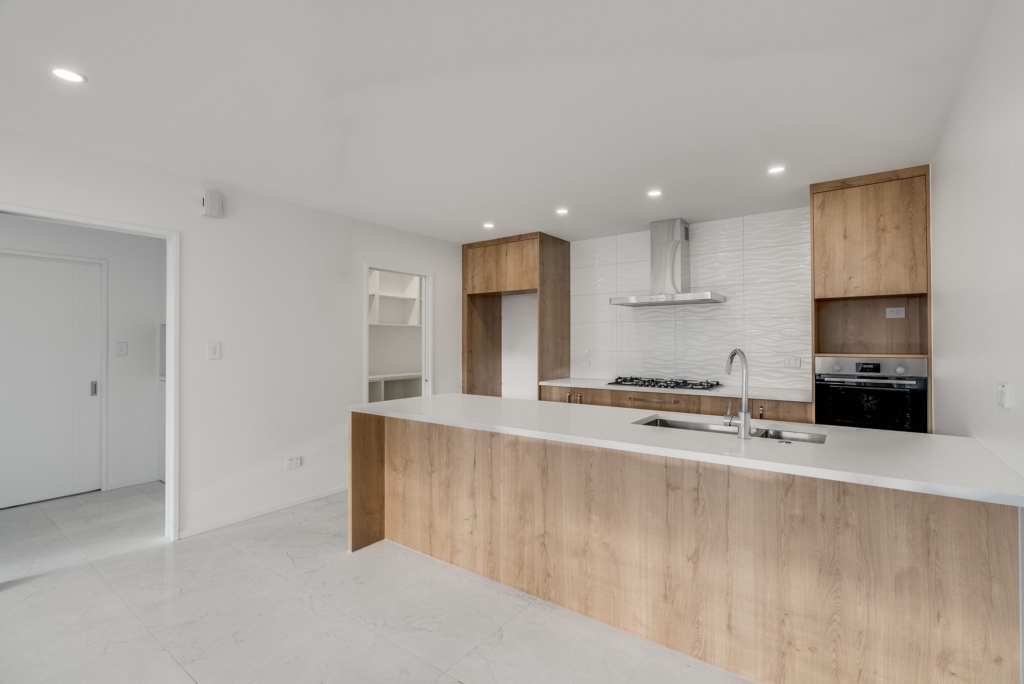 Kitchen in 4-bedroom 2-bathroom custom home at Palmer Avenue, Rolleston