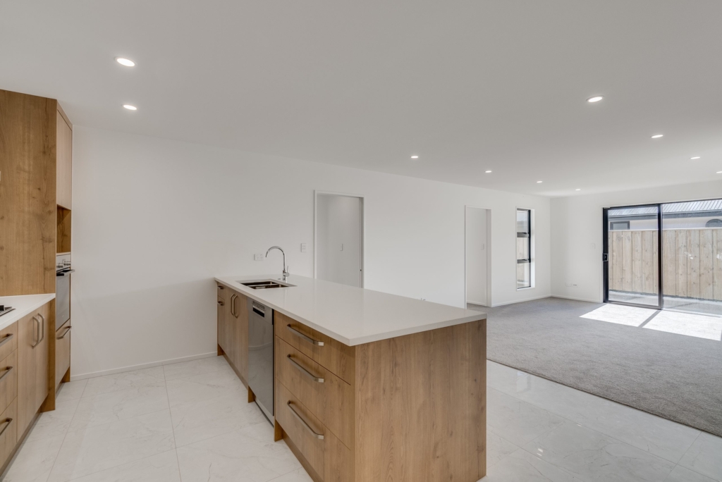 Kitchen in 4-bedroom 2-bathroom custom home at Palmer Avenue, Rolleston