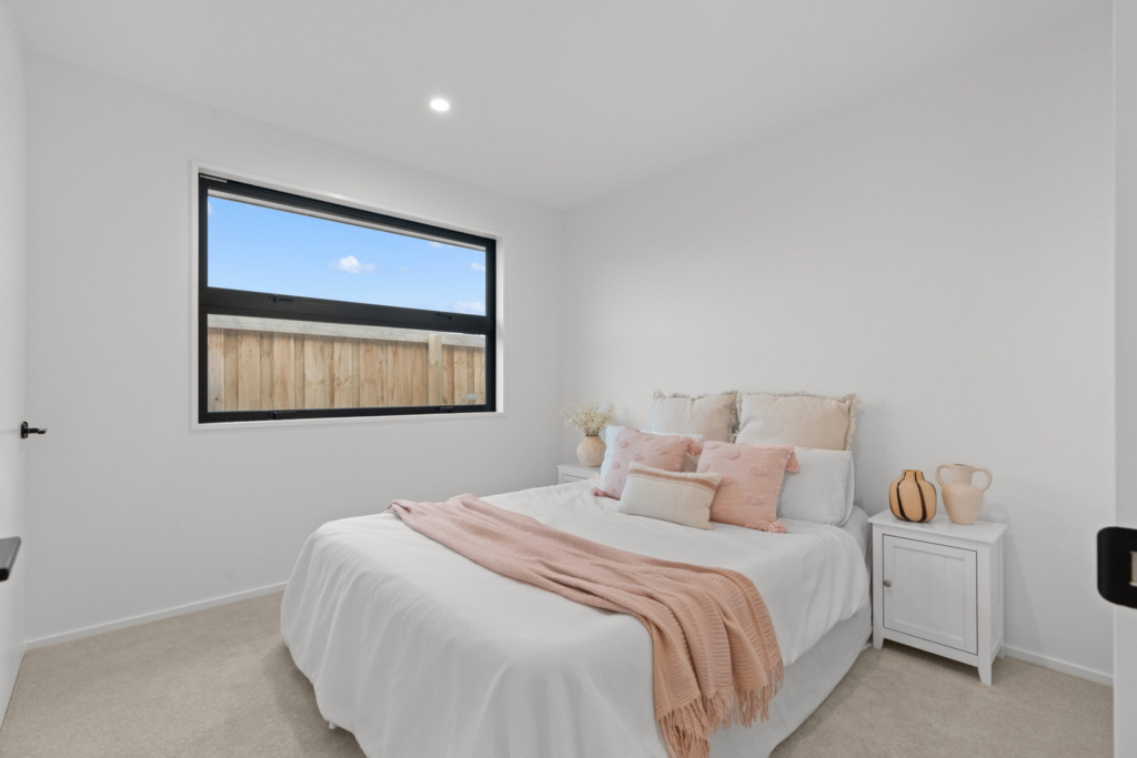 Bedroom in 4-bedroom 2-bathroom custom home at Cork Street, Halswell