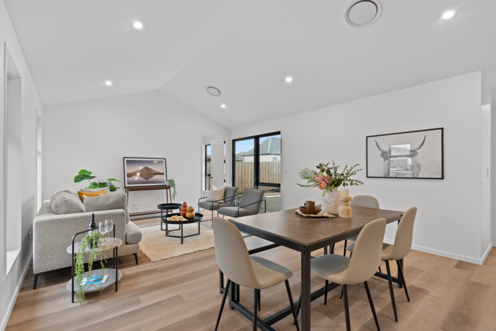 Kitchen in 4-bedroom 2-bathroom custom home at Cork Street, Halswell