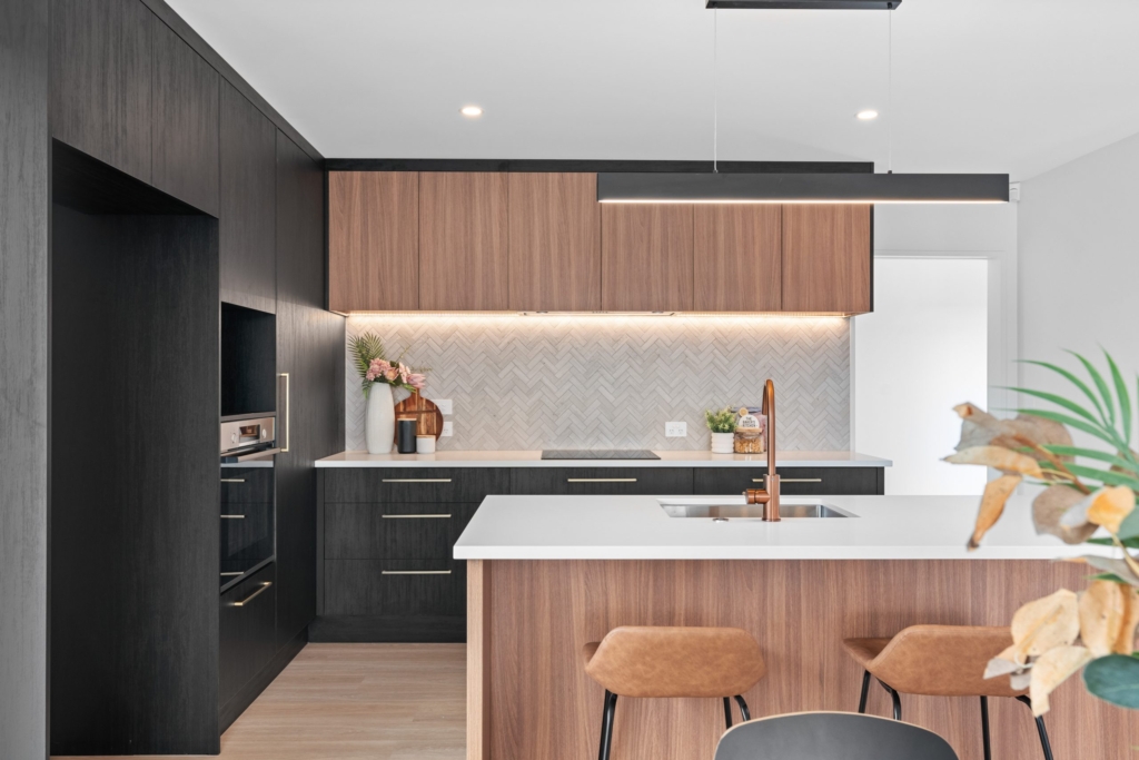 Kitchen in 3-bedroom 2-bathroom custom home at Gammack Drive, Halswell