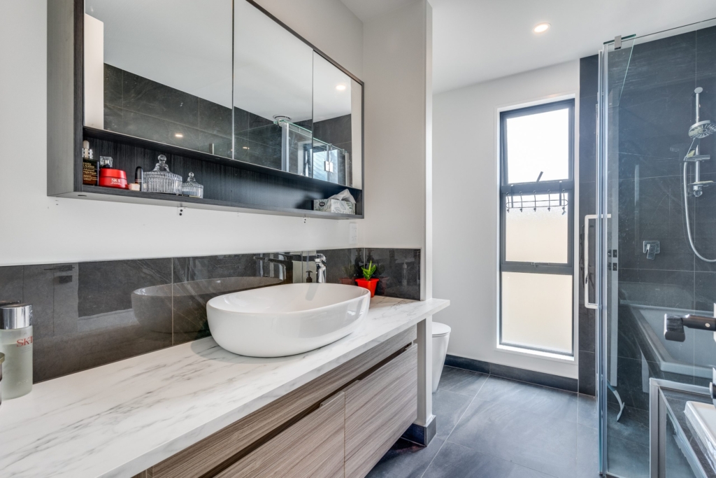 Bathroom in 4-bedroom 2-bathroom custom home at Whitburn Avenue, Halswell