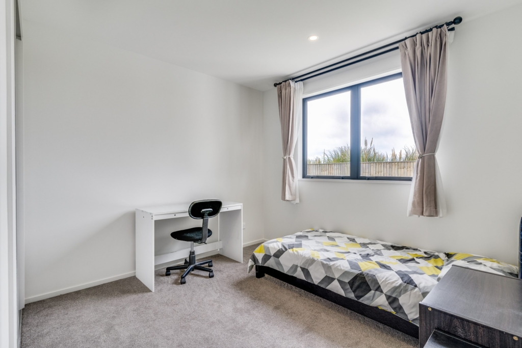 Bedroom in 4-bedroom 2-bathroom custom home at Whitburn Avenue, Halswell