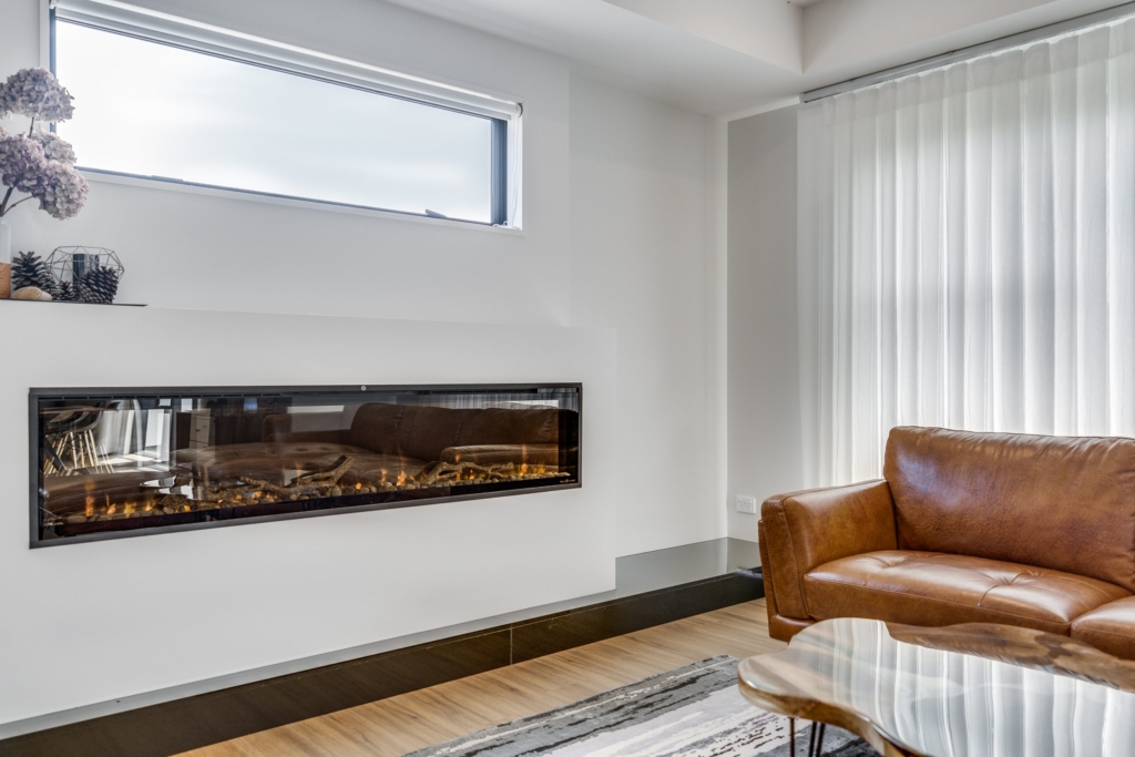 Living area in 4-bedroom 2-bathroom custom home at Whitburn Avenue, Halswell