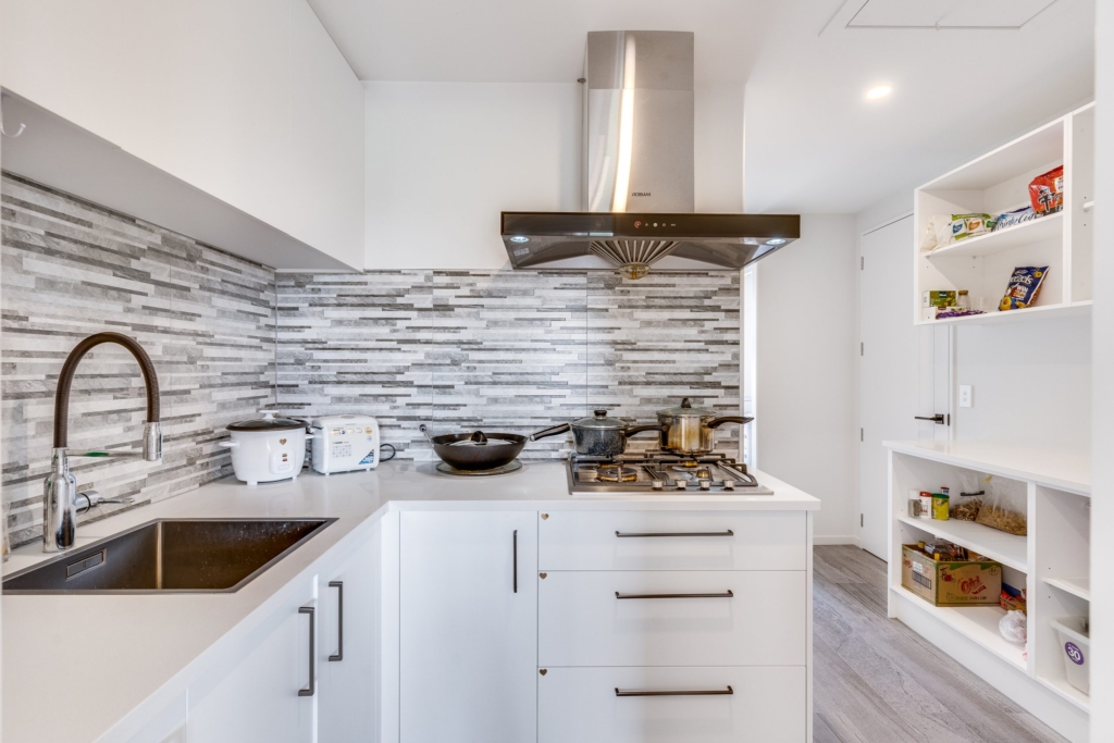 Kitchen in 4-bedroom 2-bathroom custom home at Whitburn Avenue, Halswell