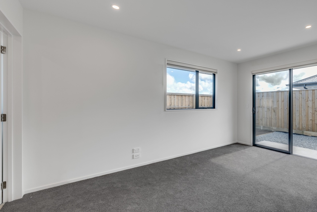 Bedroom in 3-bedroom 3-bathroom custom home at Nancy Wake Street, Rolleston
