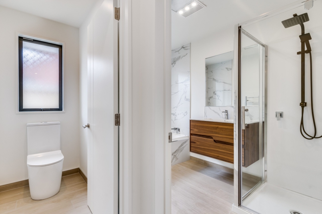 Bathroom in 4-bedroom 2-bathroom custom home at Whitburn Avenue, Halswell