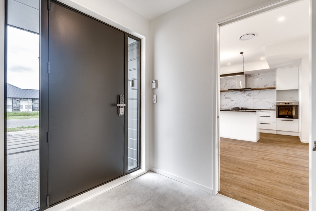 Living area in 4-bedroom 2-bathroom custom home at Whitburn Avenue, Halswell