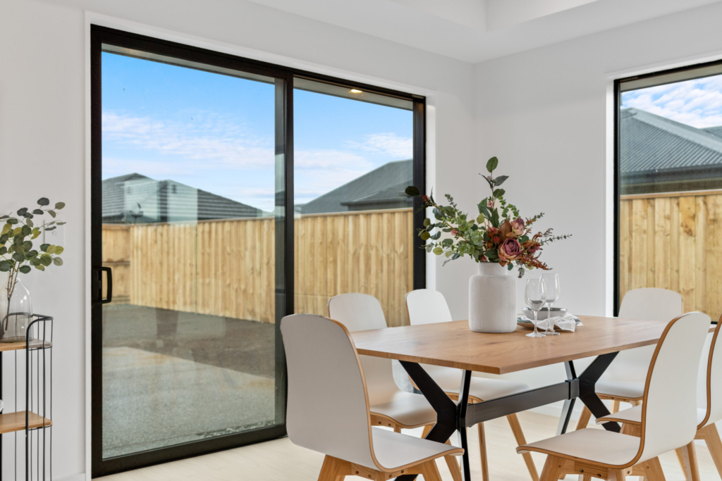 Living area in 4-bedroom 2-bathroom custom home at Sudbury Way, Rolleston