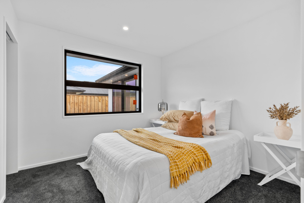 Bedroom in 4-bedroom 2-bathroom custom home at Sudbury Way, Rolleston