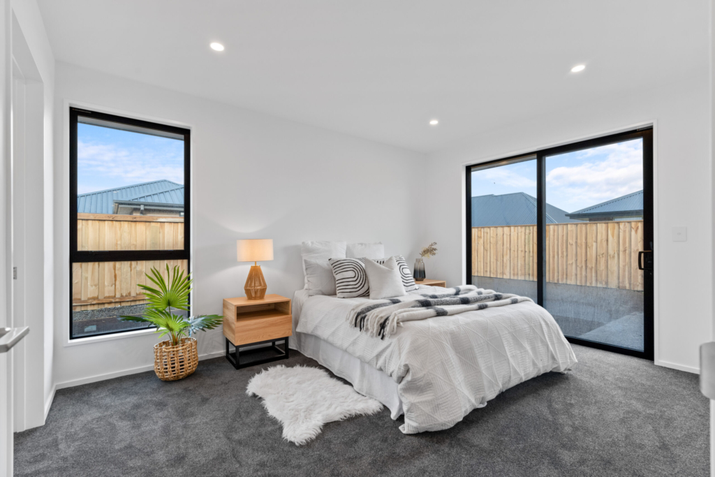 Bedroom in 4-bedroom 2-bathroom custom home at Sudbury Way, Rolleston